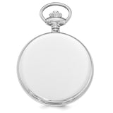 Swingtime Stainless Steel Black Dial Quartz 48mm Pocket Watch