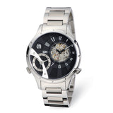 Mens Charles Hubert Stainless 44mm Dual Time Watch