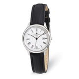 Ladies Charles Hubert Stainless Leather Band 33mm Watch