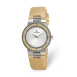 Ladies Charles Hubert Stainless Beige Mother of Pearl 32mm Watch