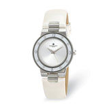 Ladies Charles Hubert Stainless White Mother of Pearl 32mm Watch