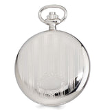 Charles Hubert White Skeleton Dial 53mm Pocket Watch