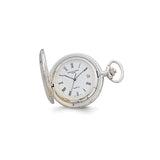 Charles Hubert 2-Tone White Dial Three Hands Pocket Watch