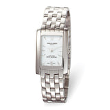 Mens Charles Hubert Solid Stainless Steel White Dial 26x31mm Watch