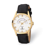 Mens Charles Hubert Stainless Steel White Dial Watch