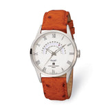 Mens Charles Hubert Stainless Steel White Dial Watch