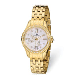 Ladies Charles Hubert Stainless Steel IP-plated MOP Dial Watch