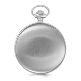 Charles Hubert Stainless Steel Double Cover Tritium Mechanical Pocket Watch