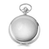 Charles Hubert Stainless Steel Hunter Case Tritium Mechanical Pocket Watch