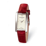 Ladies Charles Hubert Leather Band Dial Retro 21x30mm Watch