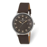 Charles Hubert Stainless Steel Grey Dial Quartz Watch