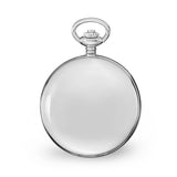 Charles Hubert Chrome Finish Open Window Moon Phase Pocket Watch