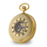 Charles Hubert Gold Finish Open Window Case Pocket Watch