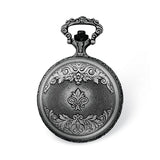 Charles Hubert Antique Chrome Finish Horse Pocket Watch