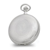 Charles Hubert Double Cover Striped w/Shield Pocket Watch