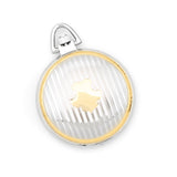 Charles Hubert Gold Finish Two-tone White Dial Pocket Watch