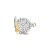 Charles Hubert Gold Finish Two-tone White Dial Pocket Watch
