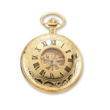 Charles Hubert Gold Finish White Dial Pocket Watch