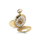 Charles Hubert Gold Finish White Dial Pocket Watch