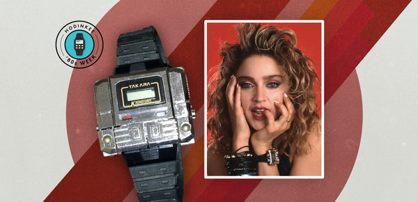 Watch Spotting: Madonna Wearing A Kronoform Robot Watch (1984)