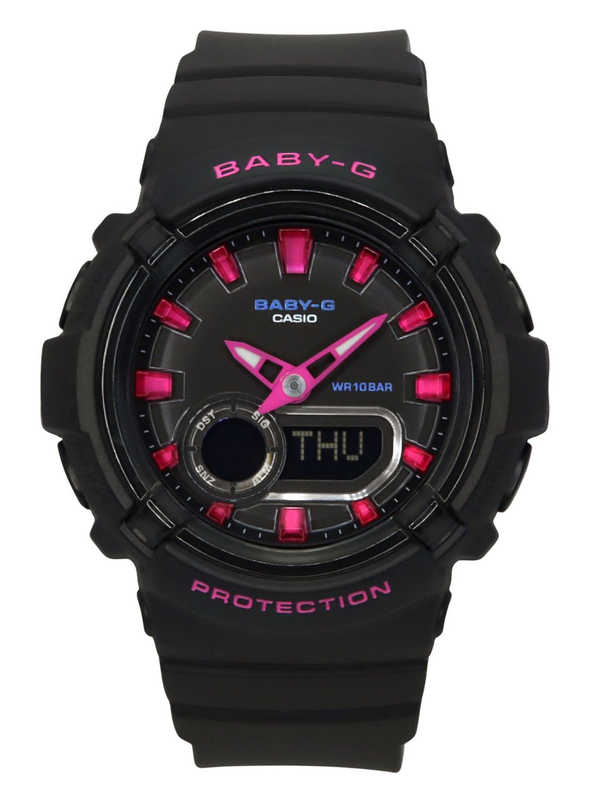 Casio baby g black and pink on sale