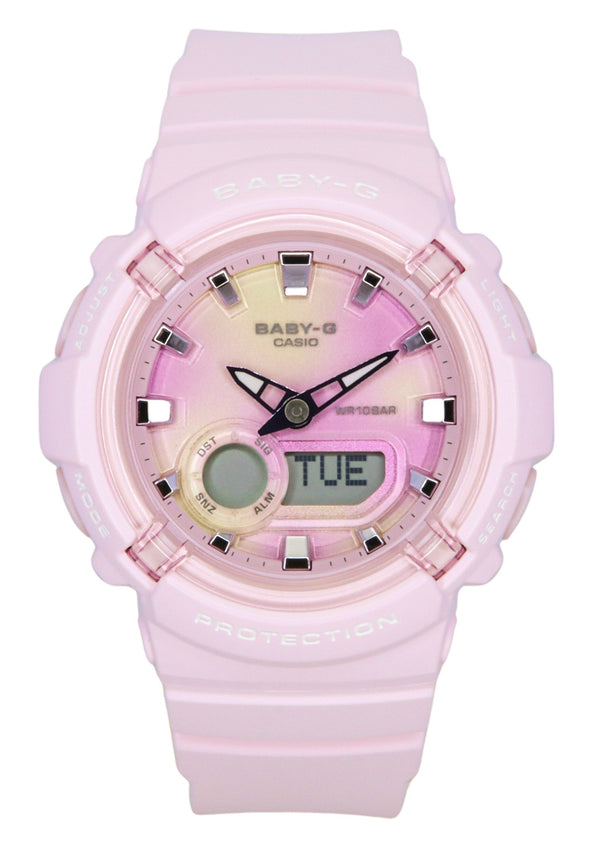 Casio Baby-G Analog Digital Resin Strap Multicolor Dial Quartz BGA-280TD-4A 100M Womens Watch
