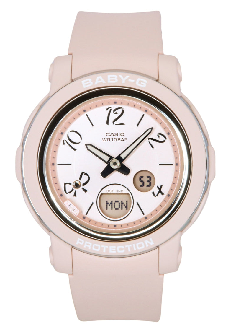 Casio Baby-G Analog Digital Resin Strap Pink Dial Quartz BGA-290RA-4A 100M Womens Watch