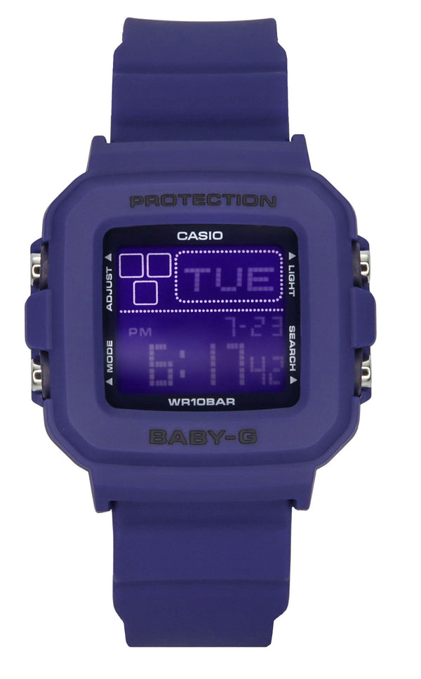 Casio Baby-G Plus Digital 30th Anniversary Blue Resin Strap Quartz BGD-10K-2 100M Women's Watch With Special Holder