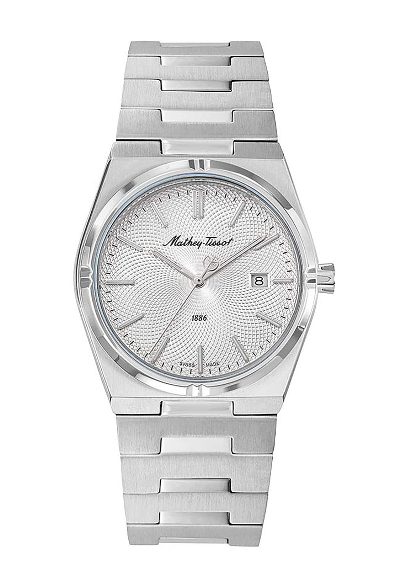 Mathey-Tissot Zeus Stainless Steel Silver Dial Quartz D118AS Women's Watch