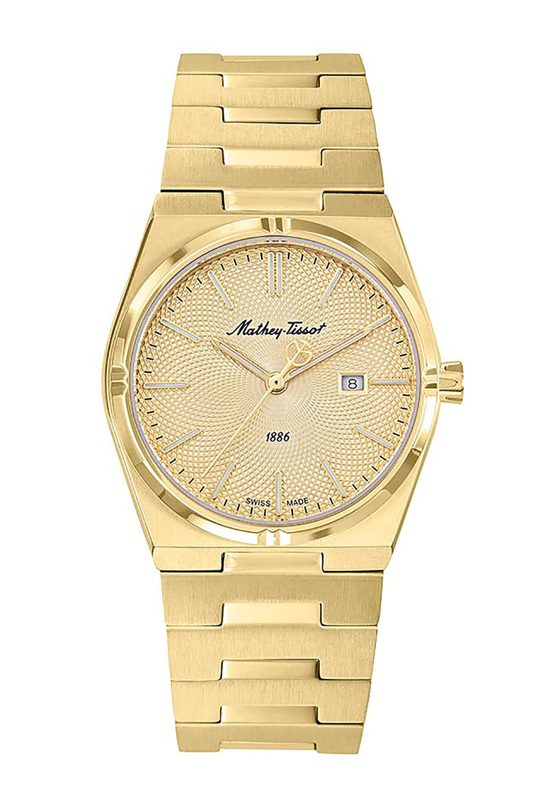 Mathey-Tissot Zeus Gold Tone Stainless Steel Champagne Dial Quartz D118PDI Women's Watch
