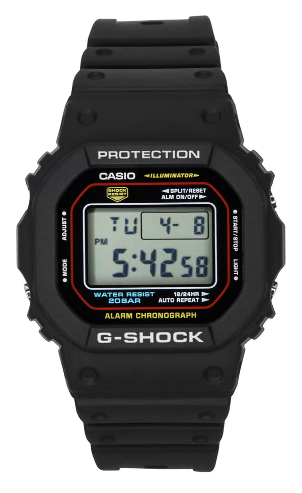 Casio G-Shock Digital Bio-Based Resin Quartz DW-5600RL-1 200M Mens Watch