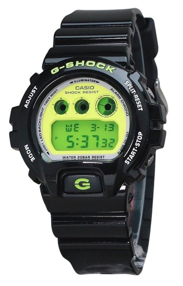 Casio G-Shock Digital Black Bio Based Resin Strap Quartz DW-6900RCS-1 200M Men's Watch