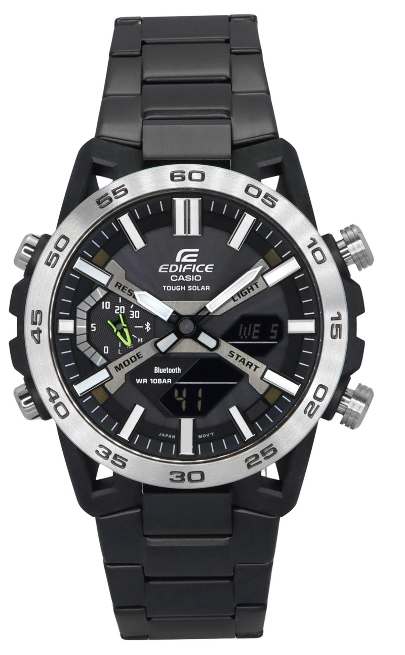 Casio Edifice Sospensione Analog Digital Smartphone Link Tough Solar ECB-2000DD-1A 100M Men's Watch