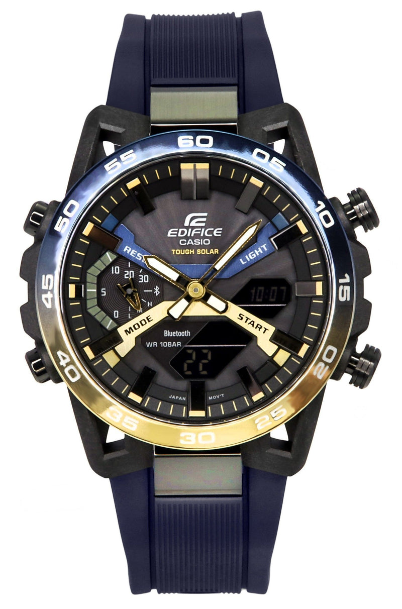 Casio Edifice Sospensione Nighttime Drive Analog Digital Smartphone Link Tough Solar ECB-2000NP-1A 100M Men's Watch