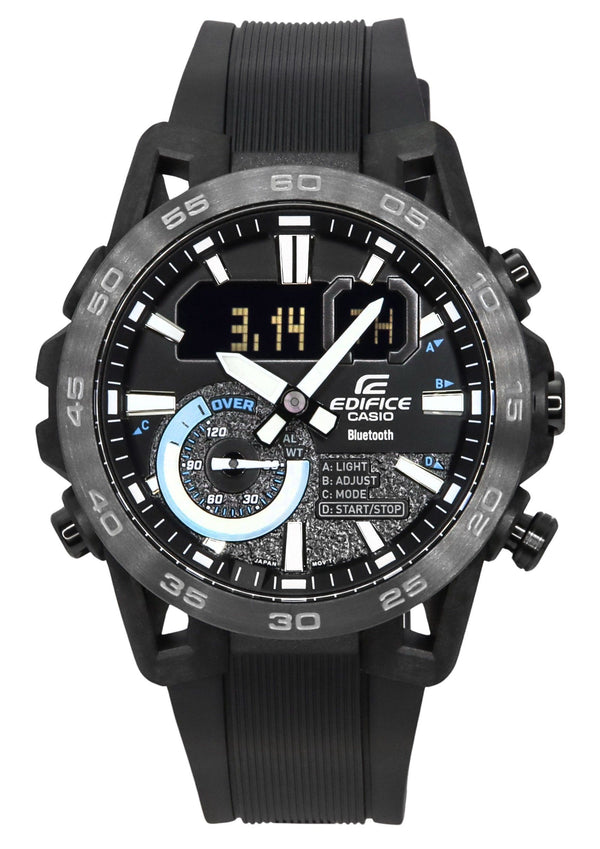 Casio Edifice Sospensione Smartphone Link Bluetooth Analog Digital Black Dial Quartz ECB-40PB-1A 100M Men's Watch