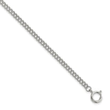 Silver-tone Steel 4.5mm Double Link Curb Pocket Watch Chain