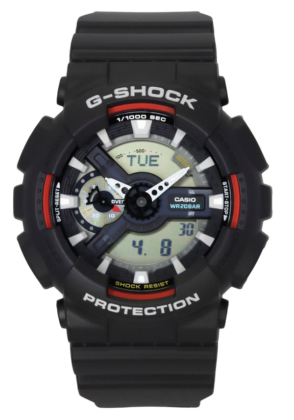 Casio G-Shock Analog Digital Bio-Based Resin Black Dial Quartz GA-110RL-1A 200M Mens Watch