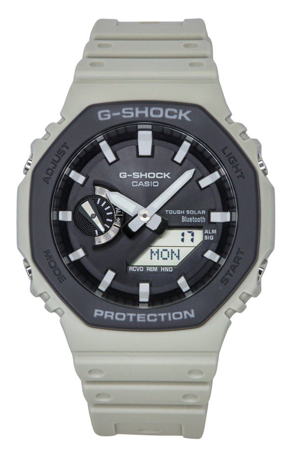 Casio G-Shock Analog Digital Smartphone Link Bio-Based Resin Strap Black Dial Tough Solar GA-B2100LUU-5A 200M Mens Watch