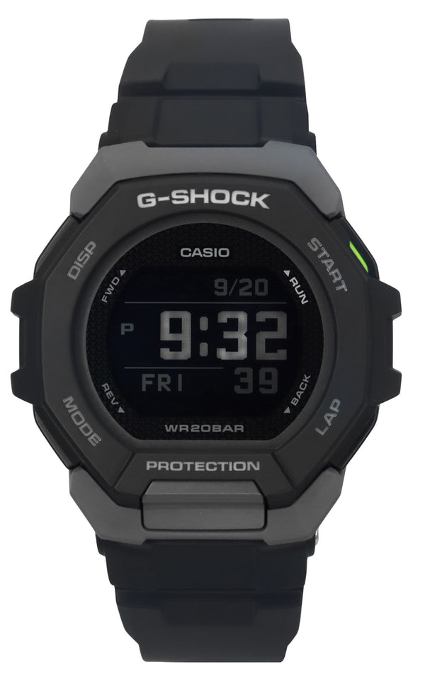 Casio G-Shock G-Squad Digital Smartphone Link Bio-Based Resin Quartz GBD-300-1 200M Men's Watch