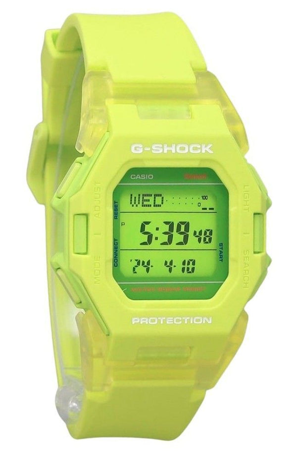 Casio G-Shock Digital Smartphone Link Green Resin Strap Quartz GD-B500S-3 200M Men's Watch