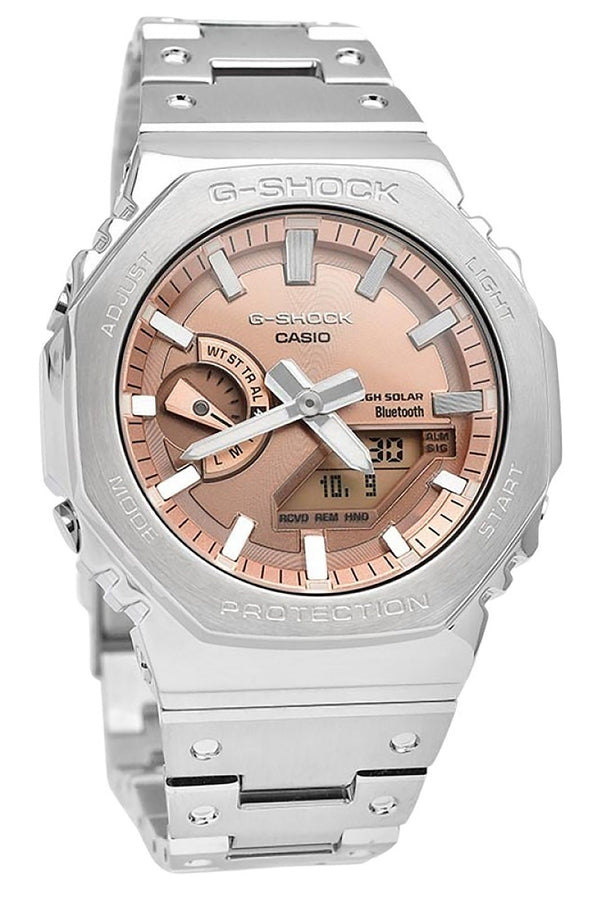 Casio G-Shock Full Metal Analog Digital Smartphone Link Copper Dial Tough Solar GM-B2100AD-5A 200M Mens Watch