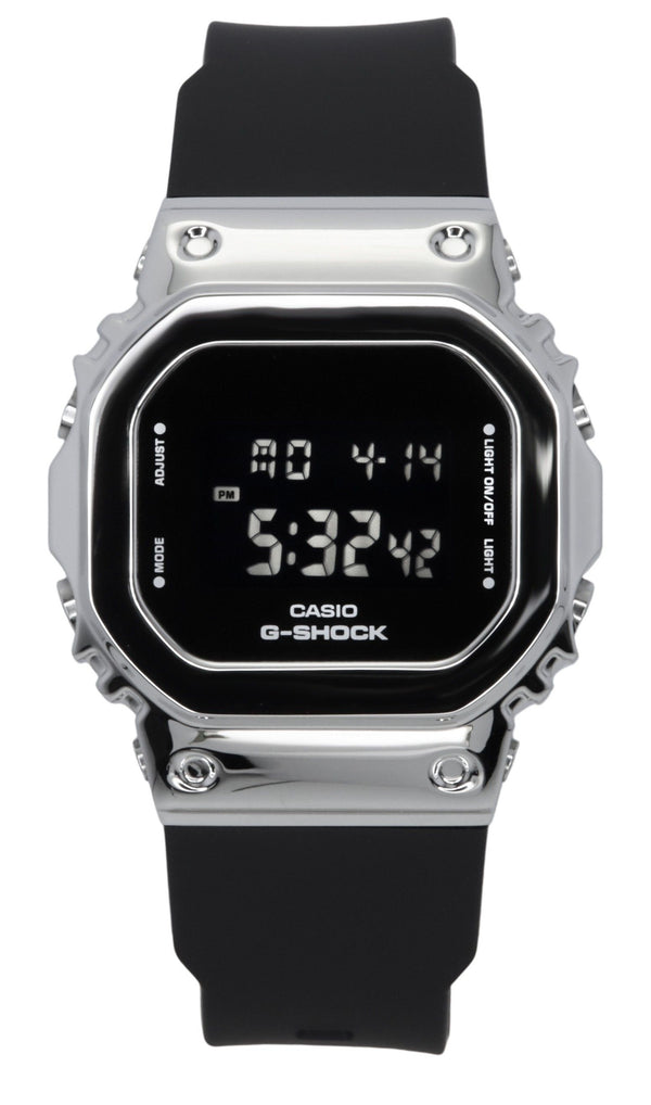 Casio G-Shock Digital Resin Strap Quartz GM-S5600U-1 200M Mens Watch