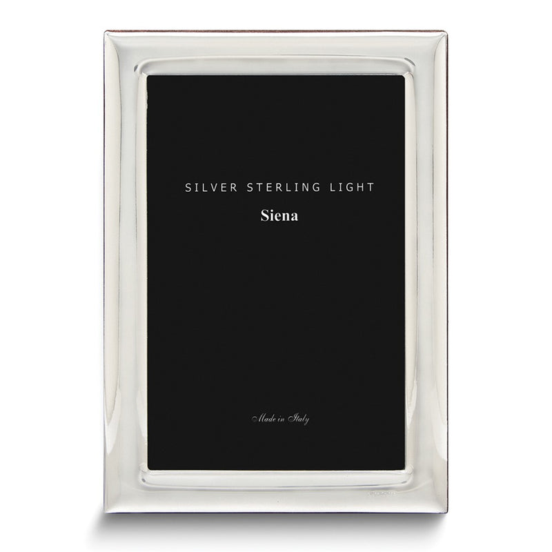 Bilaminate Sterling Silver Plain 7.5x9.5 Frame