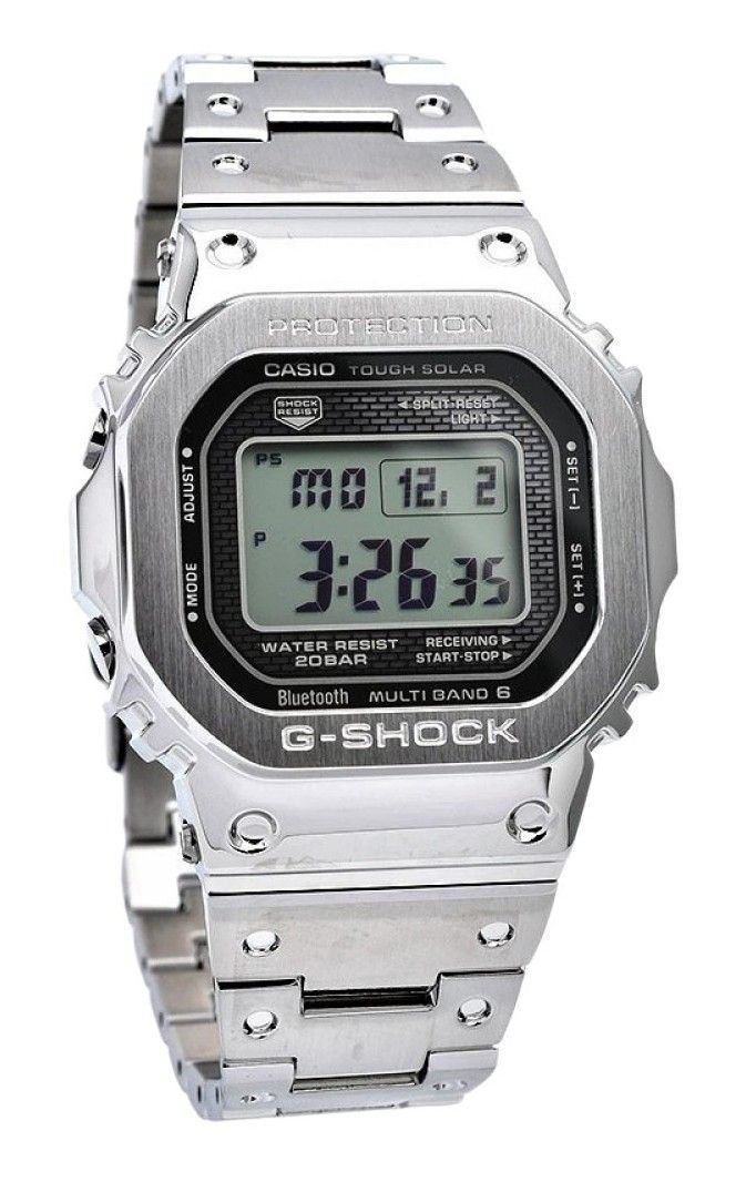 Casio G-Shock Digital Smartphone Link Full Metal Tough Solar GMW-B5000D-1 200M Mens Watch