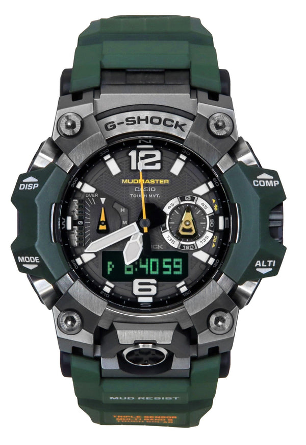 Casio G-Shock Master Of G-Land Mudmaster Analog Digital Smartphone Link Black Dial Solar GWG-B1000-3A 200M Mens Watch