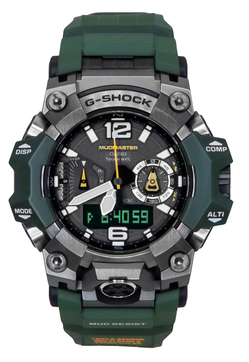 Casio G-Shock Master Of G-Land Mudmaster Analog Digital Smartphone Link Black Dial Solar GWG-B1000-3A 200M Mens Watch