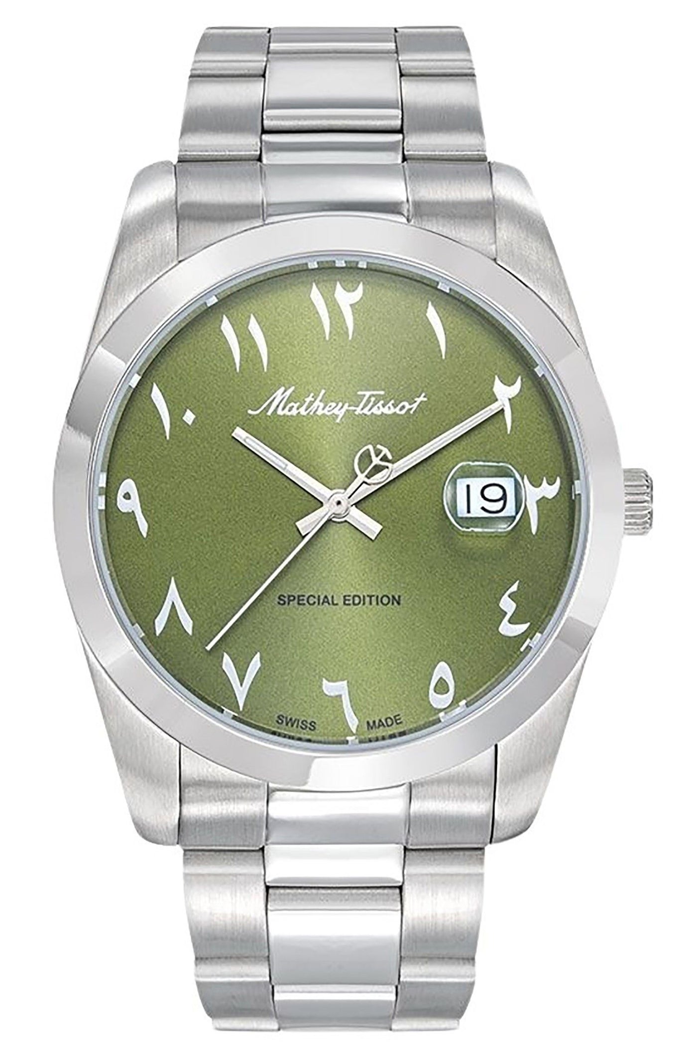 Mathey-Tissot Mathy Orient Special Edition Stainless Steel Green