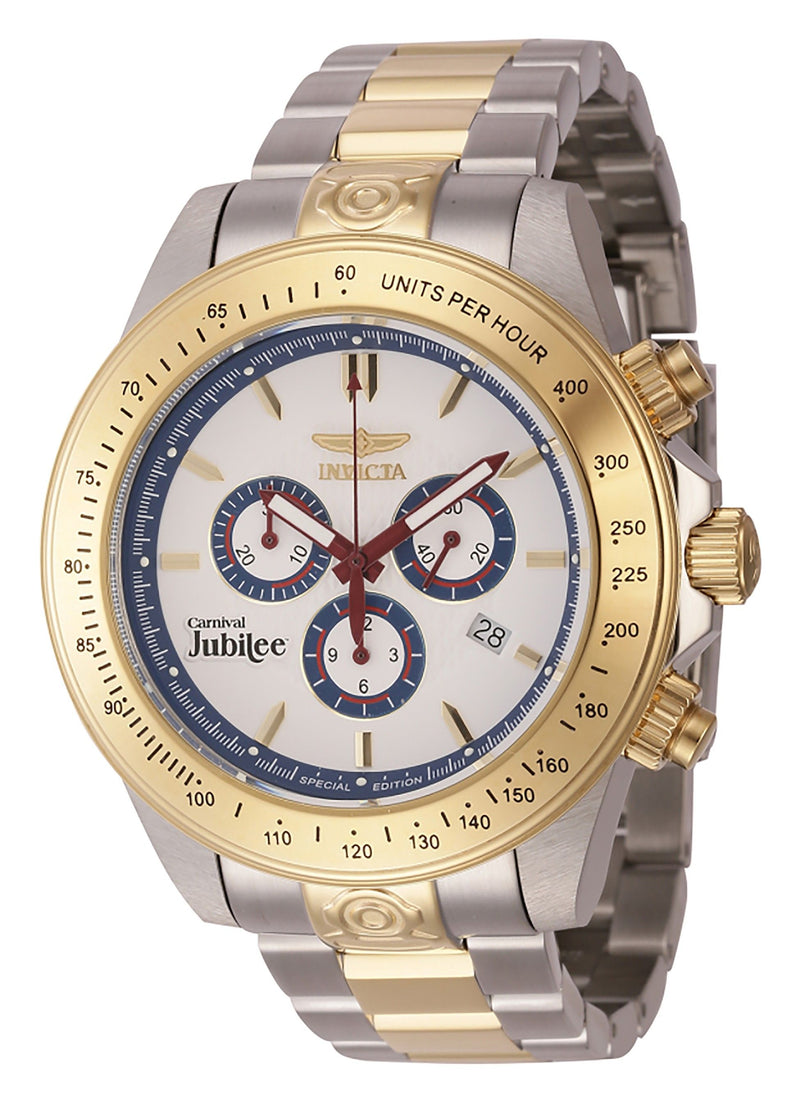 Invicta Cruiseline Chronograph Limited Edition White Dial Quartz Diver's 46145 200M Men's Watch