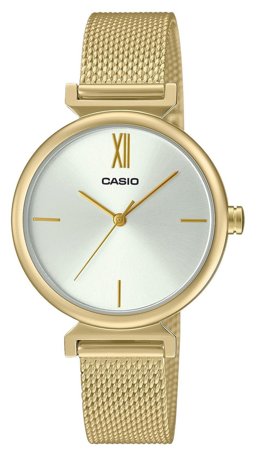 Casio Analog Gold Tone Stainless Steel White Dial Quartz LTP-2024VMG-7 –  Nubo Watches