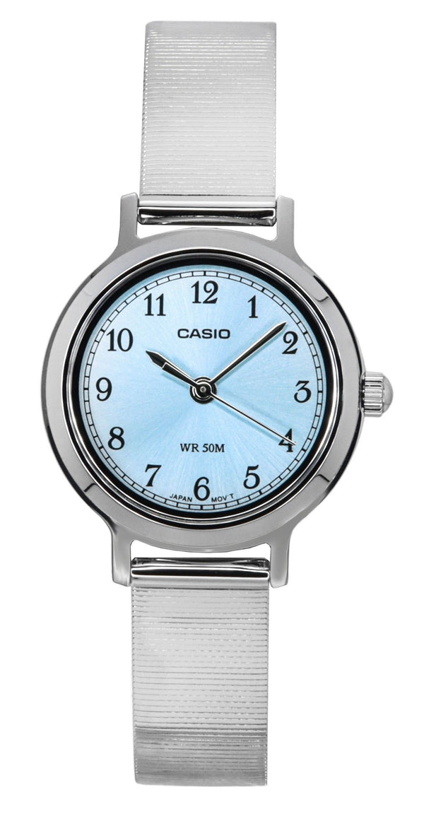 Casio Standard Analog Stainless Steel Blue Dial Quartz LTP-B170D-2BV Womens Watch